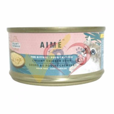 Aime Kitchen for Kittens 無穀物忌廉濃雞湯主食罐 (幼貓) 75G