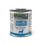 Vet Life 犬用皮膚保健低敏配方Hypoallergenic罐頭 (魚肉+地瓜) 300g