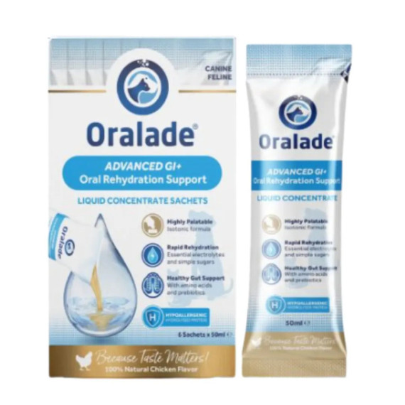 Oralade 電解營養水濃縮營養液6x50ml