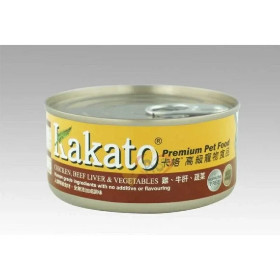 KAKATO「卡格」 雞、牛肝、蔬菜 170g