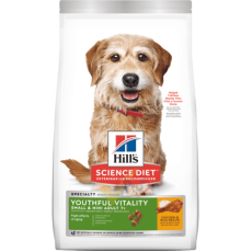 Hill's® Science Diet®Senior vitality年輕活力7+高齡犬糧(雞肉及米)（細粒） 10770