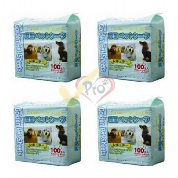 Golden Pet Sheet 強力吸濕除臭厚型寵物尿墊 30X45cm (100pcs) x 4包優惠裝