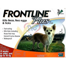 Frontline Plus 10kg 以下狗用防蝨防牛蜱滴劑