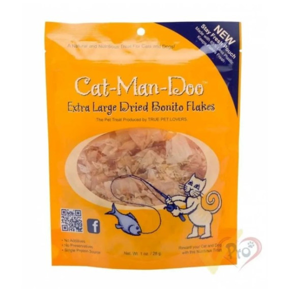 Cat-Man-Doo 凍乾貓狗小食 - 柴魚片 4oz