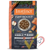 Nature's Variety - Instinct Raw Boost 無穀物全階段狗乾糧混合凍乾生肉 - 三文魚配方