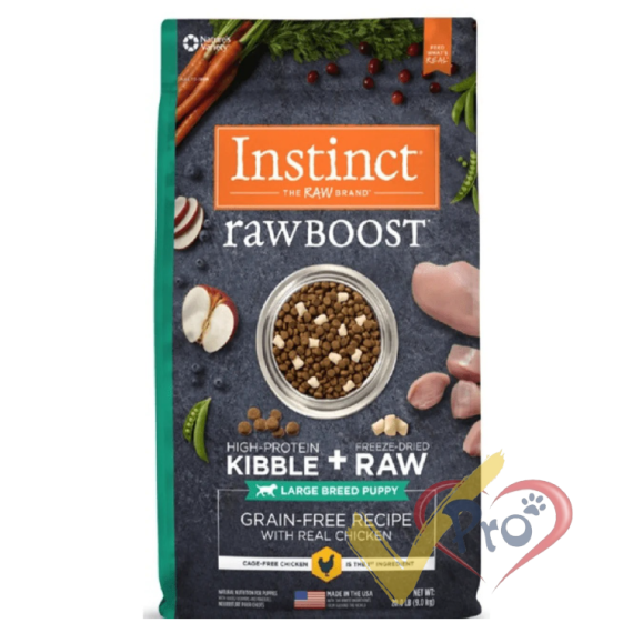 Nature's Variety - Instinct Raw Boost 無穀物大型幼犬乾糧混合凍乾生肉 - 雞肉配方