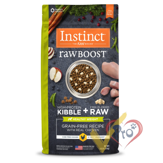 Nature's Variety - Instinct Raw Boost 無穀物體重管理狗狗乾糧混合凍乾生肉 - 雞肉配方