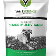 VETRISCIENCE CANINE PLUS SENIOR MULTIVITAMIN 60 BITE- SIZED CHEWS 老年犬用綜合營養功能小食 (60粒裝)