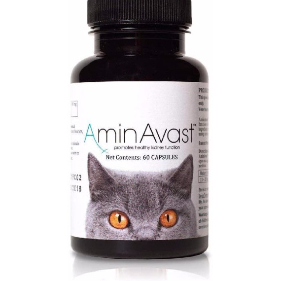 AminAvast - 胺腎300mg 60粒 貓/小型犬(<20lb)適用  