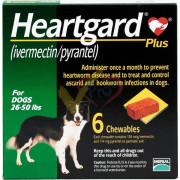 Heartgard Plus 25-50lb (Green)6粒盒裝