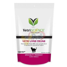 VETRI-LIVER FELINE BITE-SIZED CHEW (120)